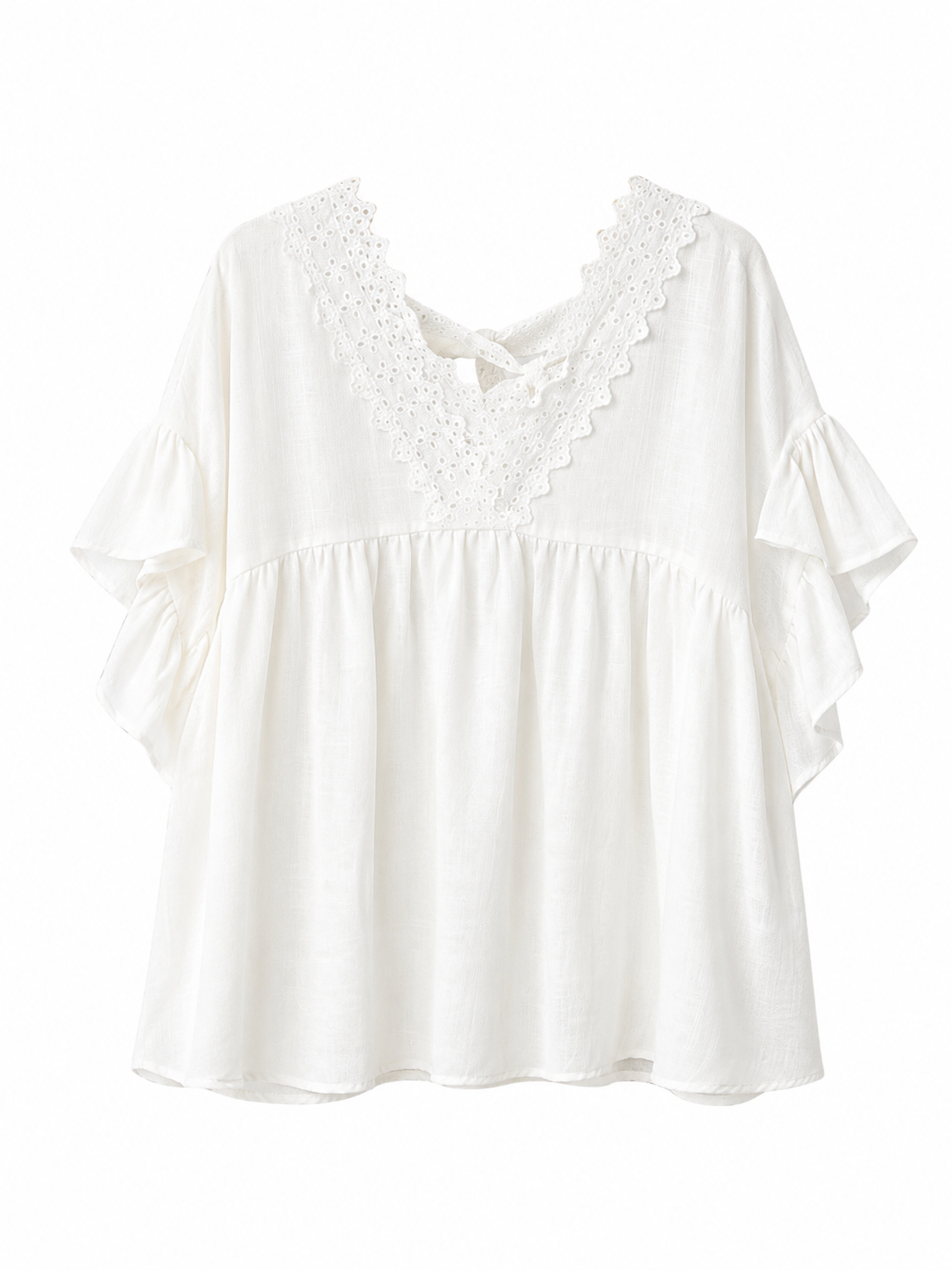 WIYA - Blouse ample romantique
