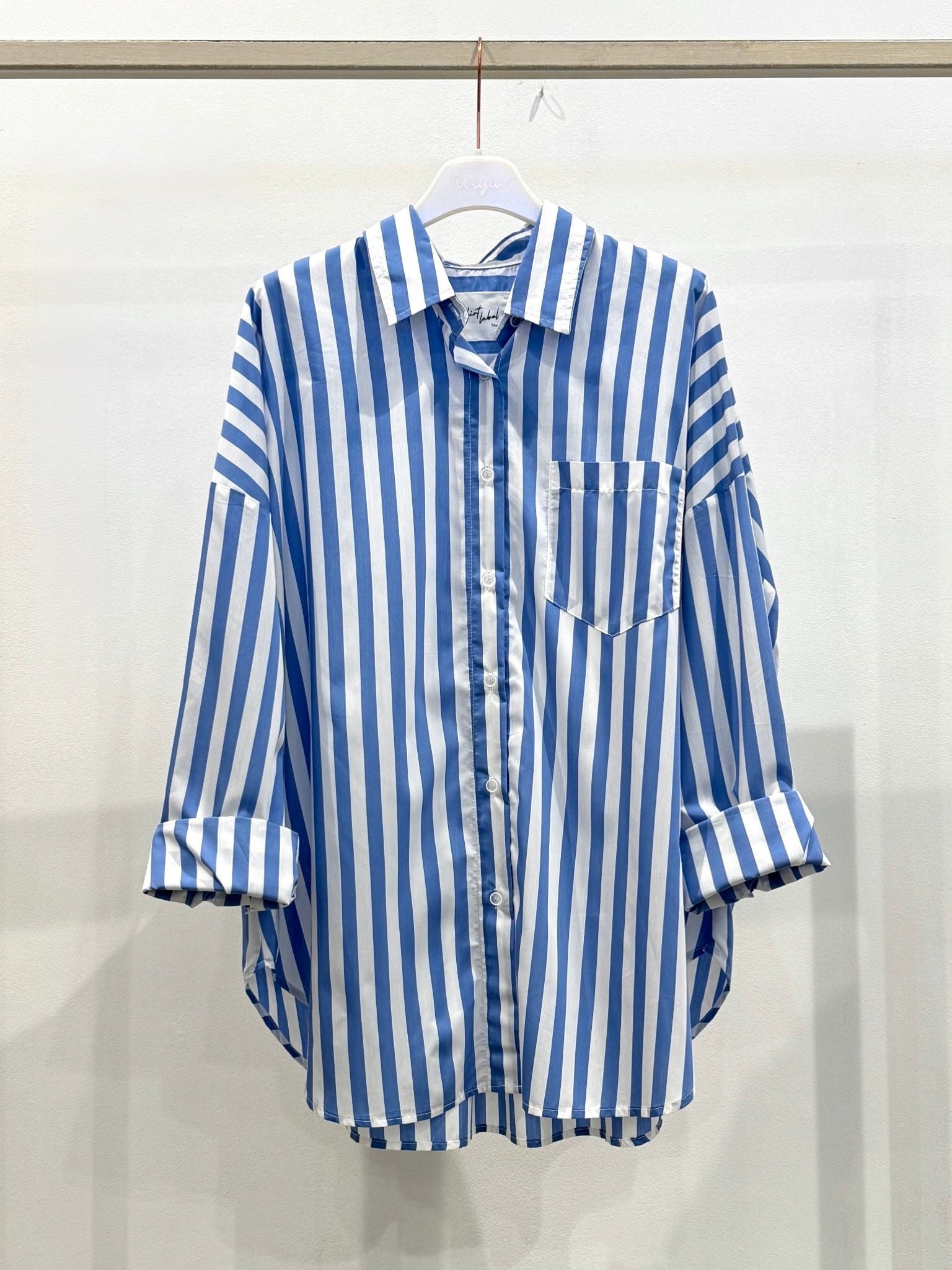 WIYA – Chemise rayée oversize
