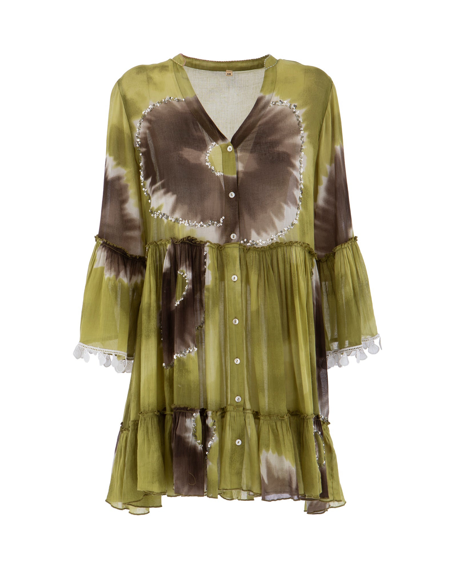 ALEX MAX – Robe courte tie & dye bohème