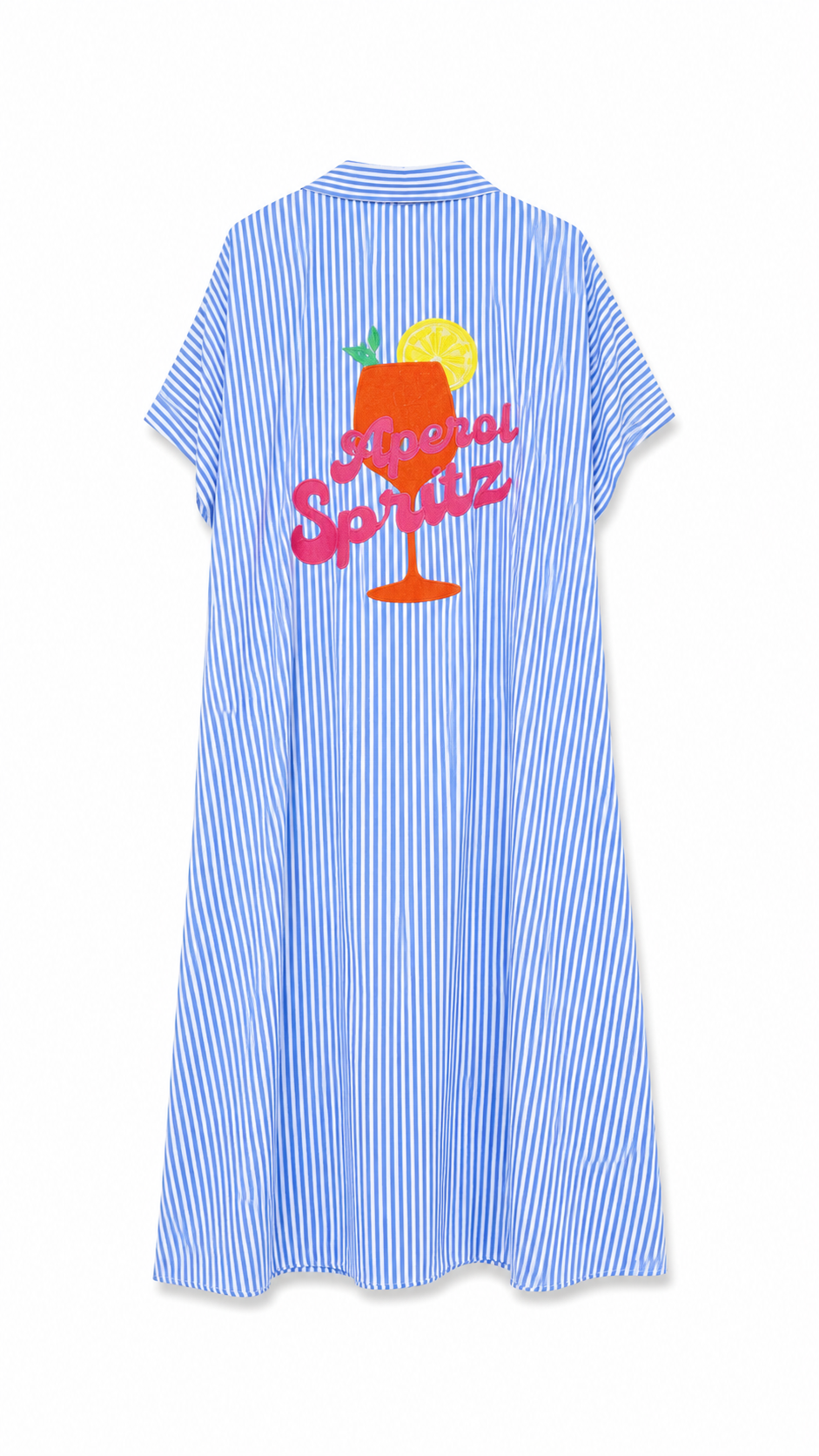 MAËMELI - Robe rayée "Aperol Spritz"