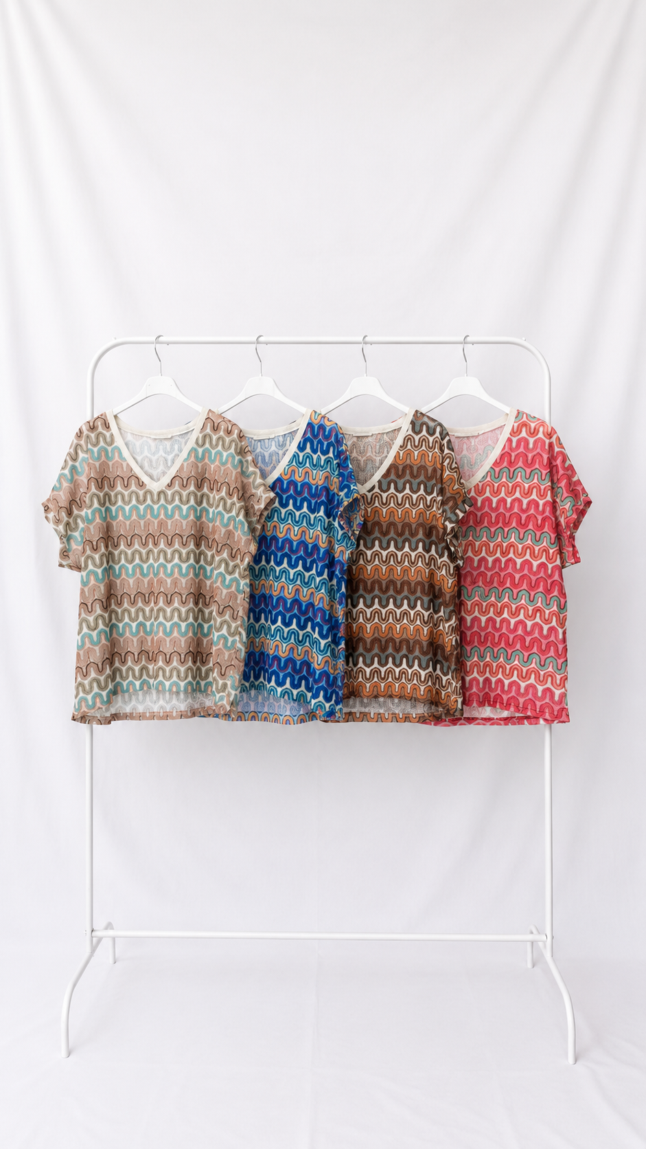 MAËMÉLI – T-shirt en maille imprimée