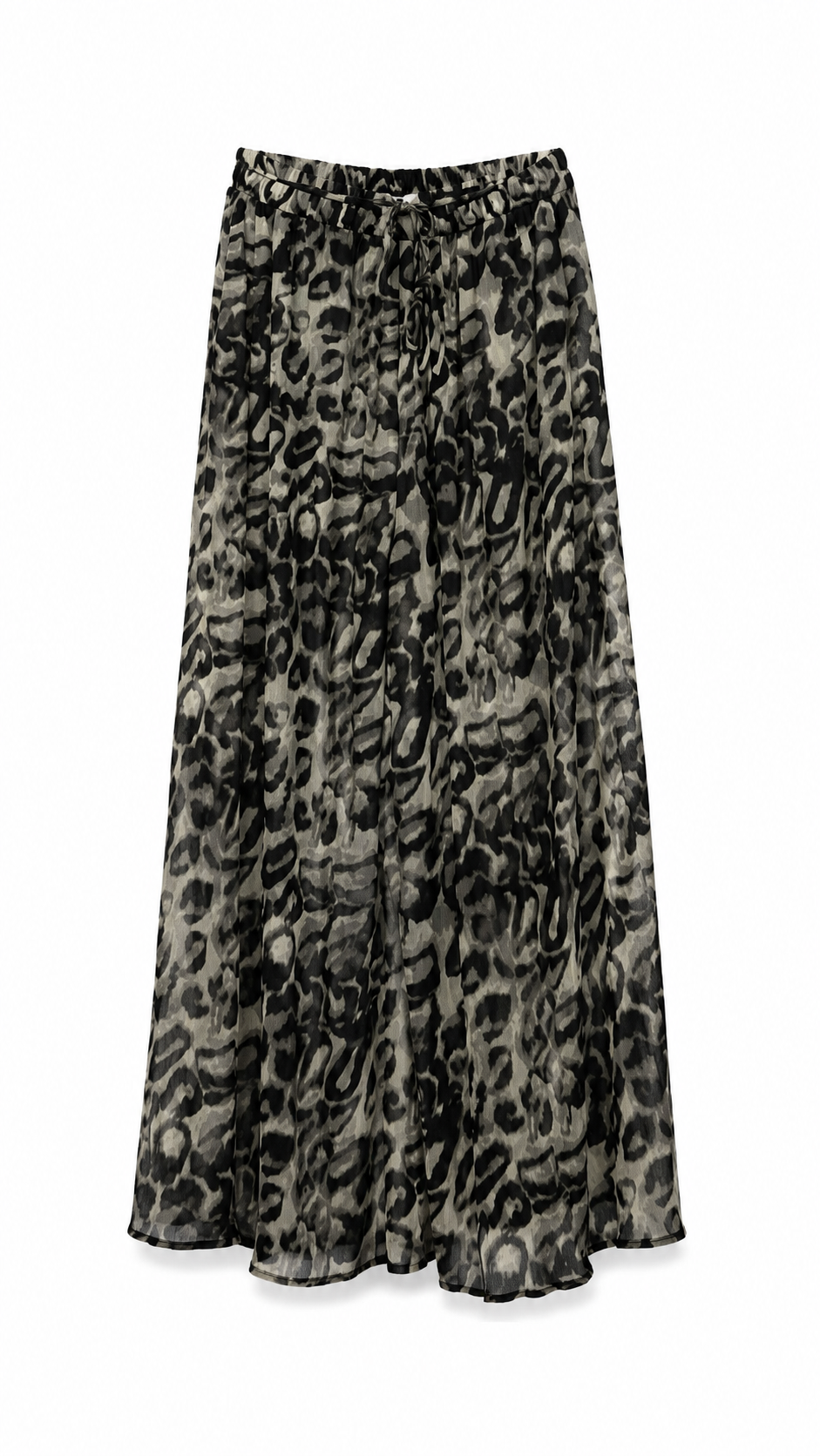 WIYA – Pantalon palazzo imprimé léopard