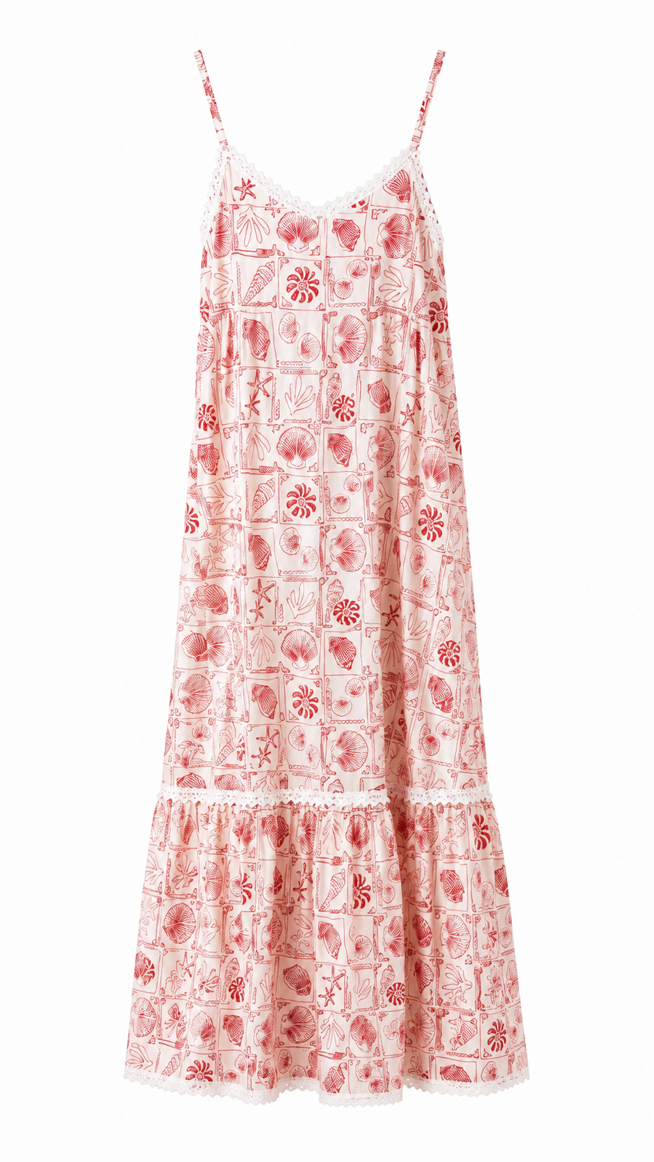 WIYA – Robe longue imprimé marin