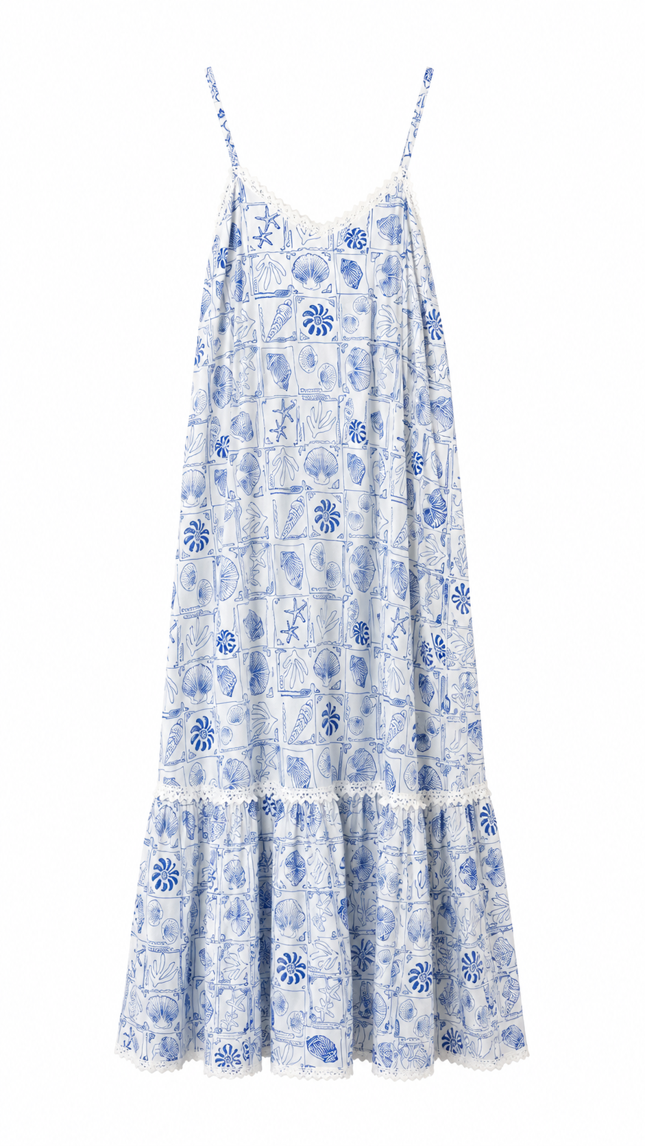 WIYA – Robe longue imprimé marin