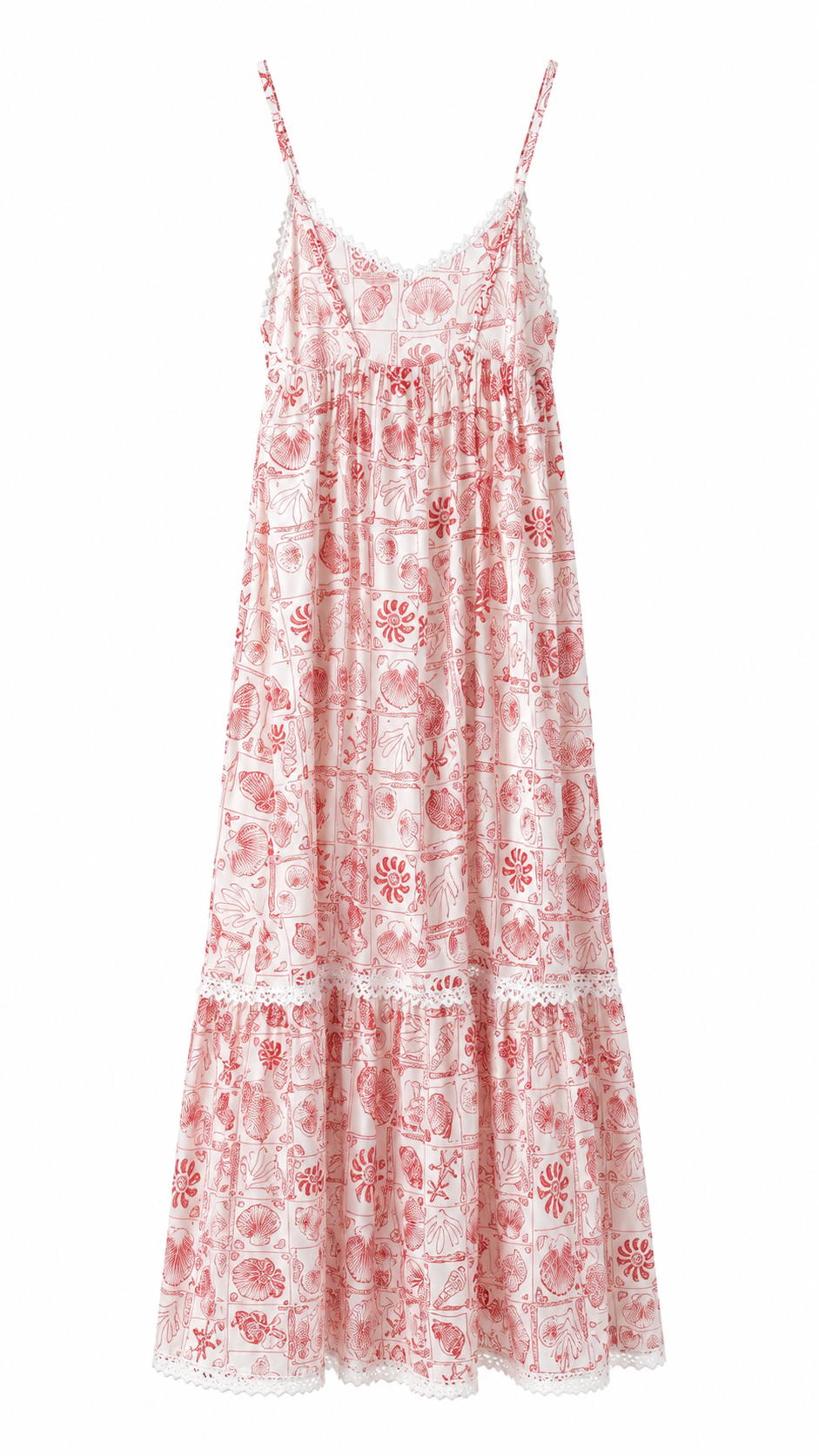 WIYA – Robe longue imprimé marin
