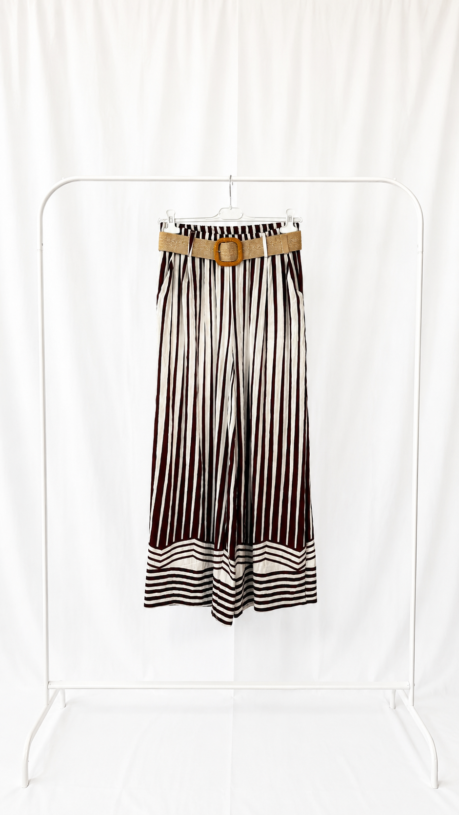 MAËMÉLI – Pantalon rayé fluide