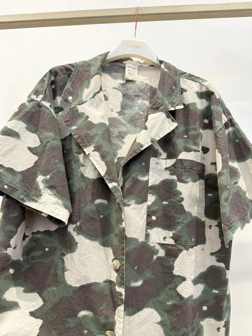 WIYA - Chemise camouflage manche courte