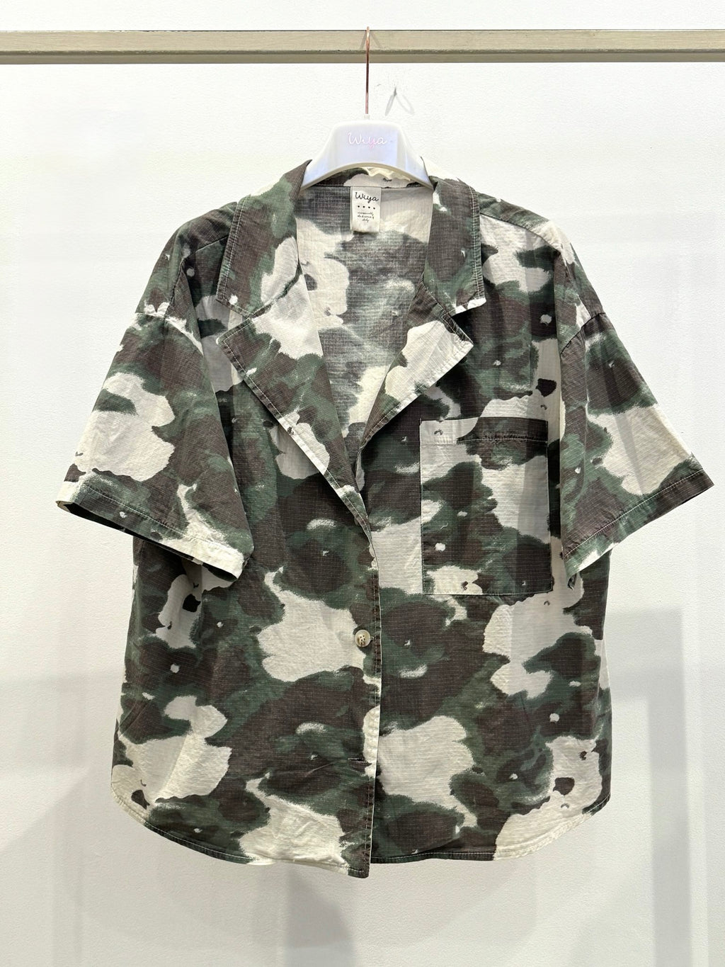 WIYA - Chemise camouflage manche courte