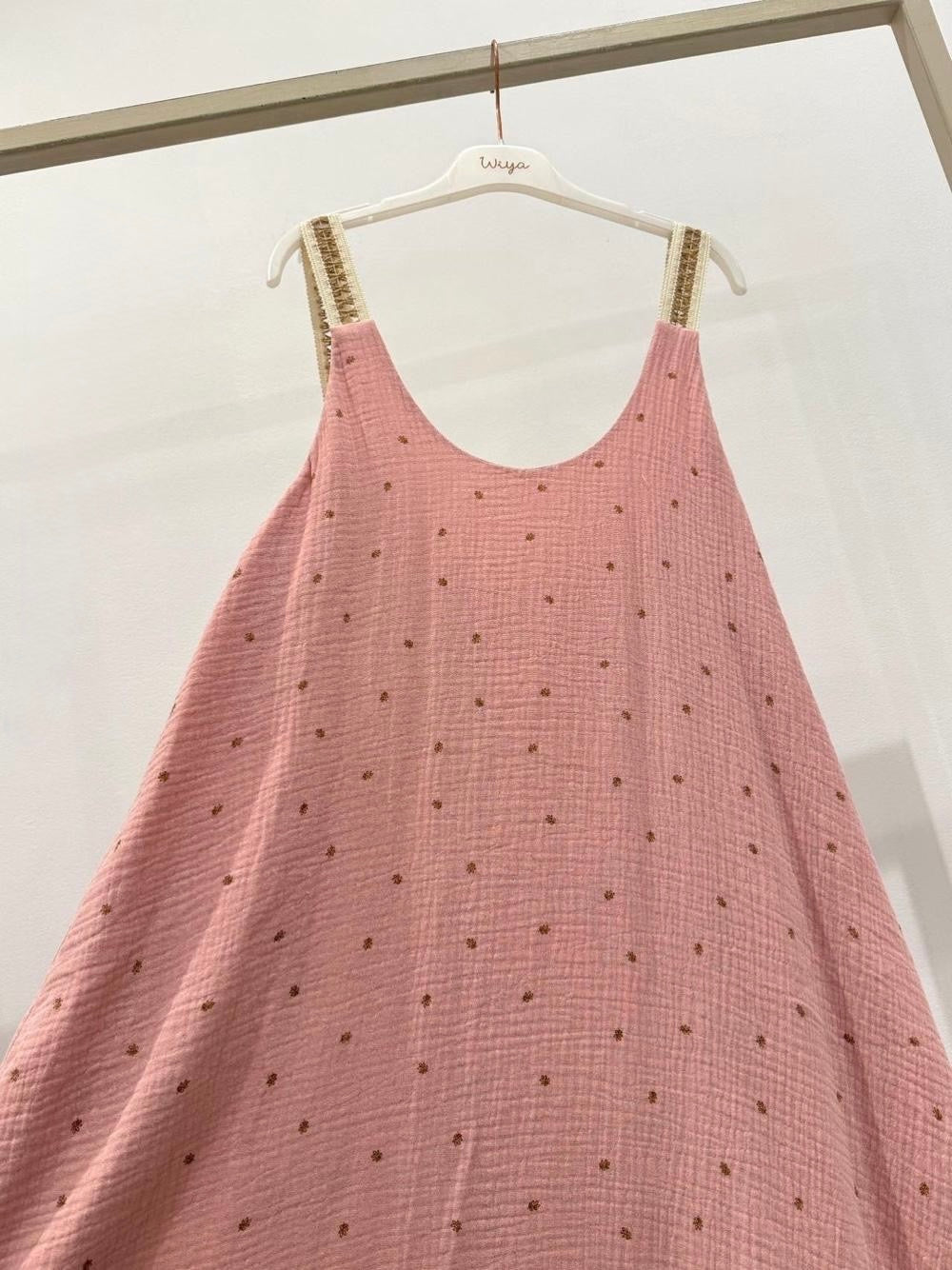 WIYA - Robe longue gaufrée