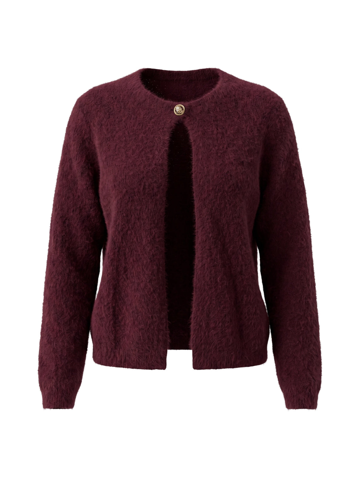 MAËMÉLI – Gilet Super Kid Mohair à fermeture bijou