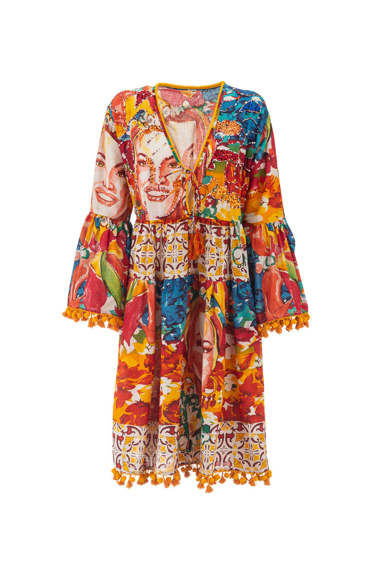 ALEX MAX – Robe bohème colorée