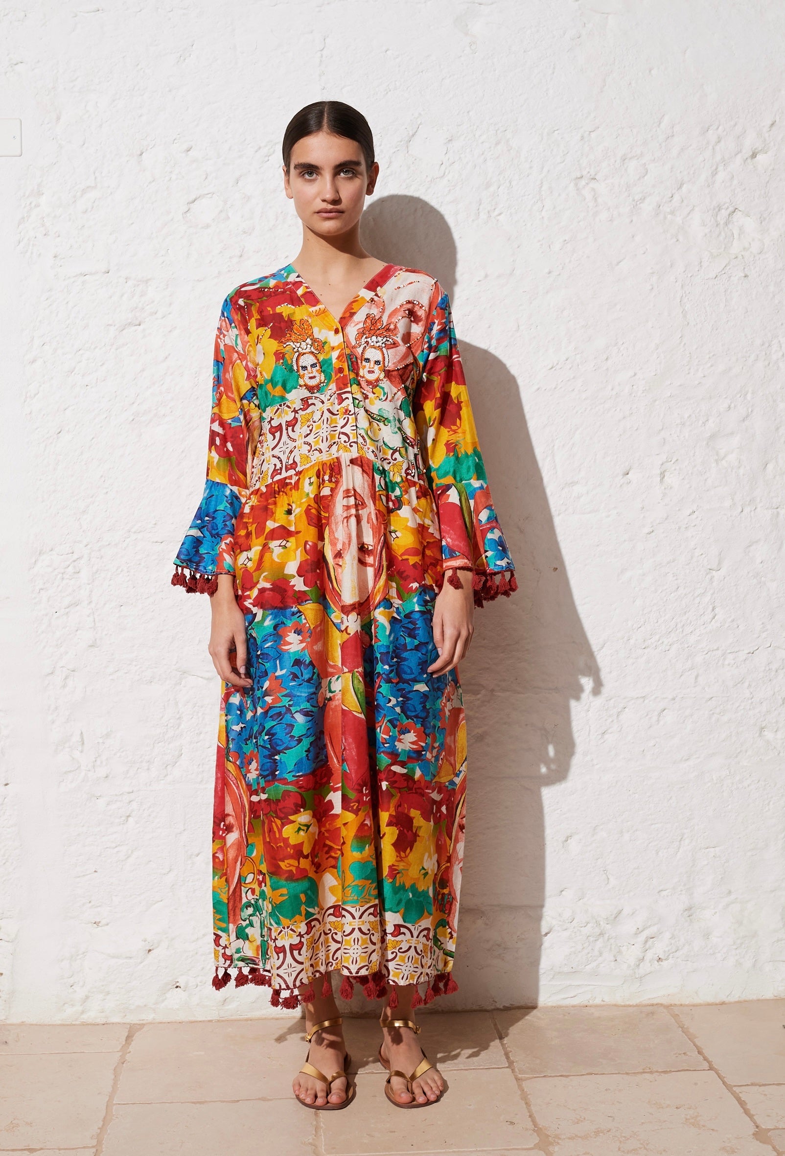 ALEX MAX – Robe longue colorée